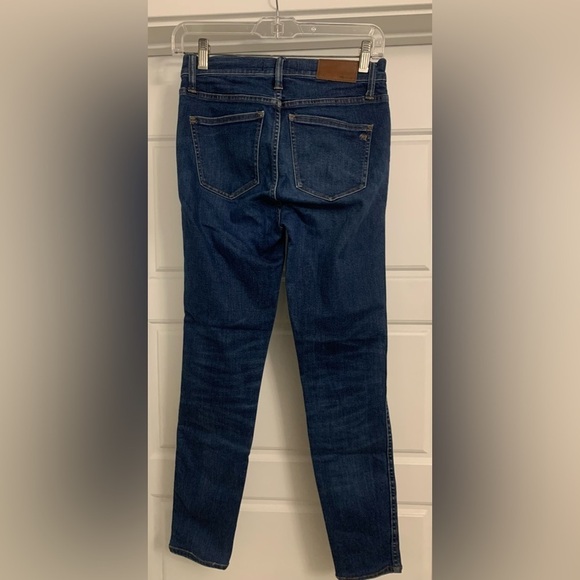 $128 NWOT Madewell Women’s Indigo Wash 9-Inch‎ High Rise Skinny Jeans Denim 26 - Picture 6 of 9